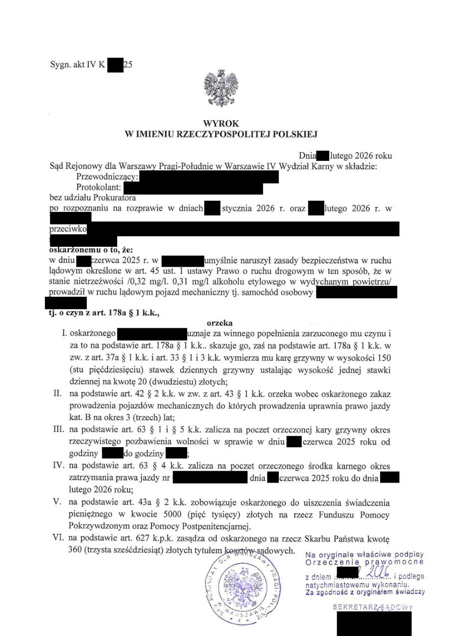 Zanonimizowany skan wyroku, sprawa 03